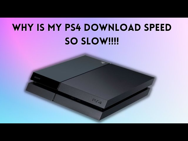 Terrible Download Speed on PS4? - Here's an EASY way to fix - YouTube