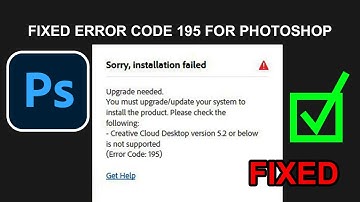 ERROR Code 195/ Easy Fix for adobe photoshop / How to fix error 195/XZ Architects Data