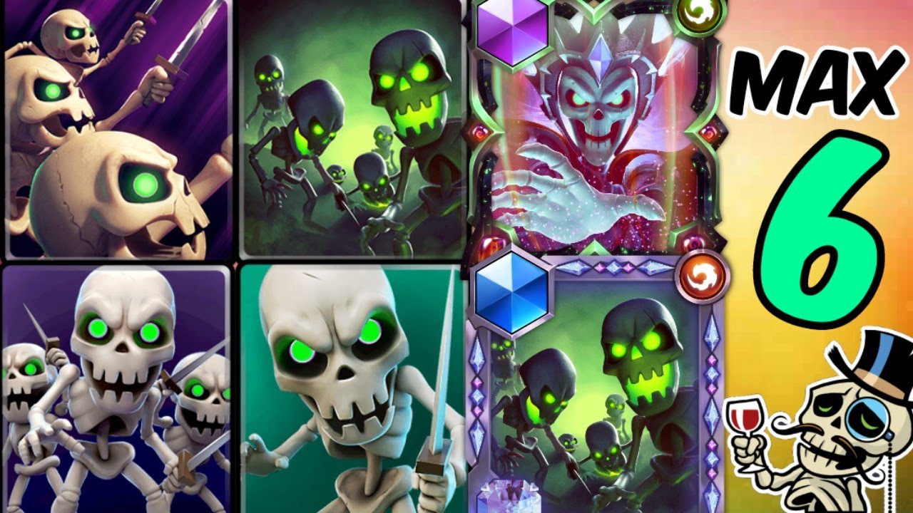 Ultimate Skeleton Army! Max 6 Skeleton 🔥 Castle crush