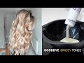 Toning My Balayage Blonde Hair At Home | Shonagh Scott