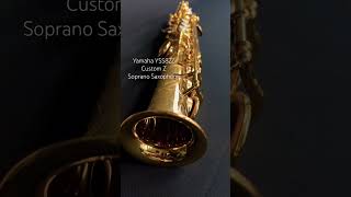 Yamaha YSS82Z #sopranosaxophone 🎶 Beautifully crafted-feels great in the hands & plays even better.