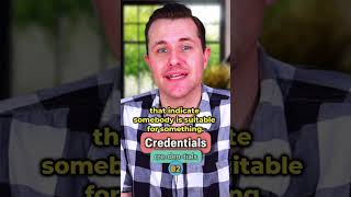 Credentials - Meaning, Pronunciation, Synonyms And An Example Sentence English Word Of The Day