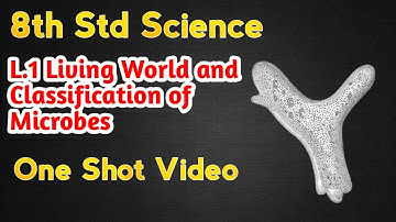 L.1 Living World and Classification of Microbes | 8th Std | New Syllabus |One Shot Video |SSC