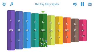 The Itsy Bitsy Spider - played on "My 1st Xylophone" screenshot 5