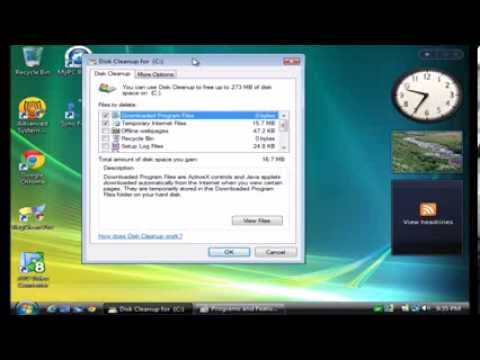 Video: Hoe maak ik mijn harde schijf schoon Windows Vista?