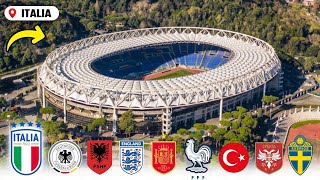 All National Football Stadiums in Europe