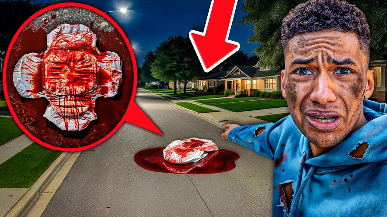 Если ты увидишь КРОВАВЫЙ ПОДГУЗНИК на земле НОЧЬЮ, остановись! Это опасно…