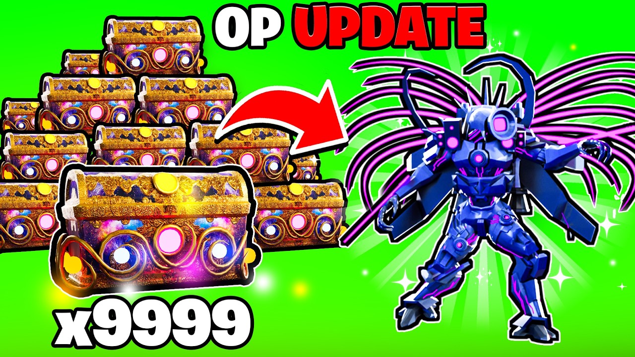 I Opened 9,999 GALAXY CRATES And Got ??? UPDATE (Skibidi Tower Defense)