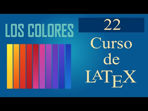 Video: ¿Cómo coloreo el texto en LaTeX?