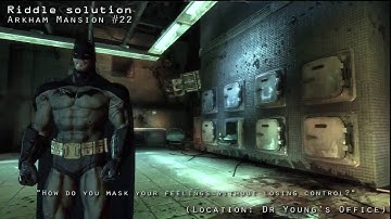 Arkham Mansion Part 2 - Batman Arkham Asylum Riddler