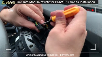 Speed ​​Limit Info SLI Module for BMW F/G Series Retrofit Installation