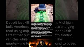 16 kilowatts flowing through the road #electric #future #insane