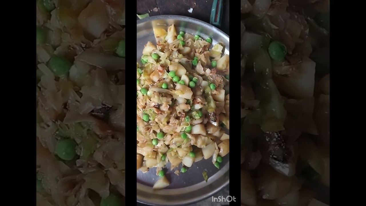 Aalu pata Gobi Mater ki sabji 