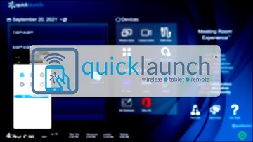 Quicklaunch Feature - Wireless Tablet Remote
