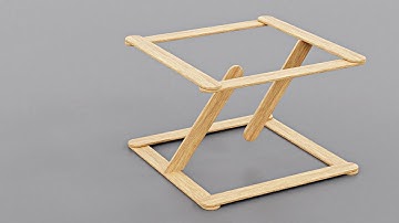 Tensegrity Table Using popsicle stick - DIY