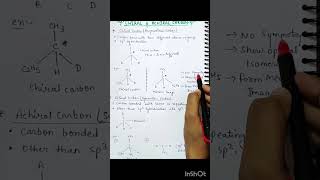 Concept of Chairal and Achiral carbon (GOC) 🔥👈#chemistry #viral #education✨