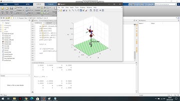 Puma 560 Robot Drawing Letter A in Matlab