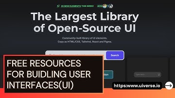 The Largest Open Source UI Library | Build User Interfaces