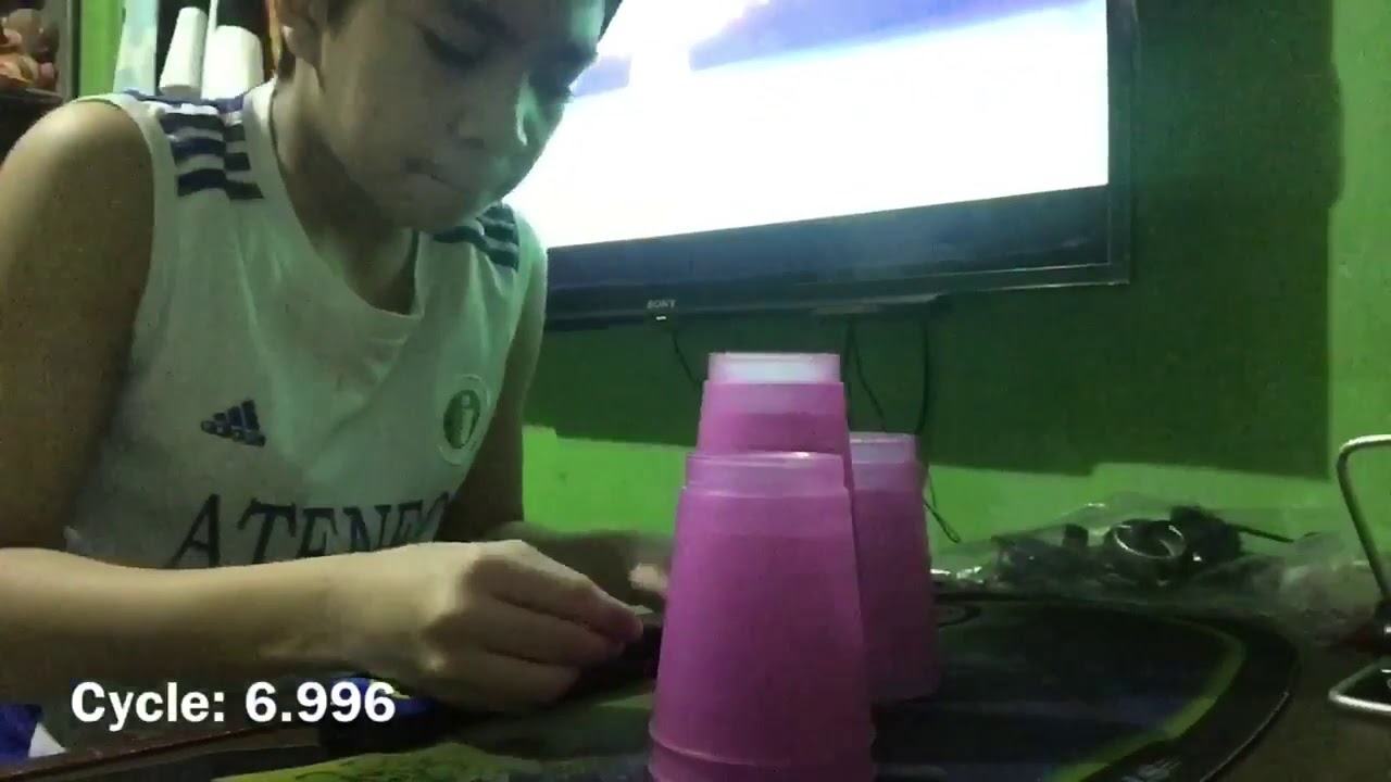 Sport Stacking: 1-6 Colored Cycle (All New Records)