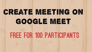 How to create meetings on Google meet app || join and create screenshot 5
