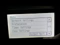 Canon İsensys MF 217w Dil Seçimi language selection