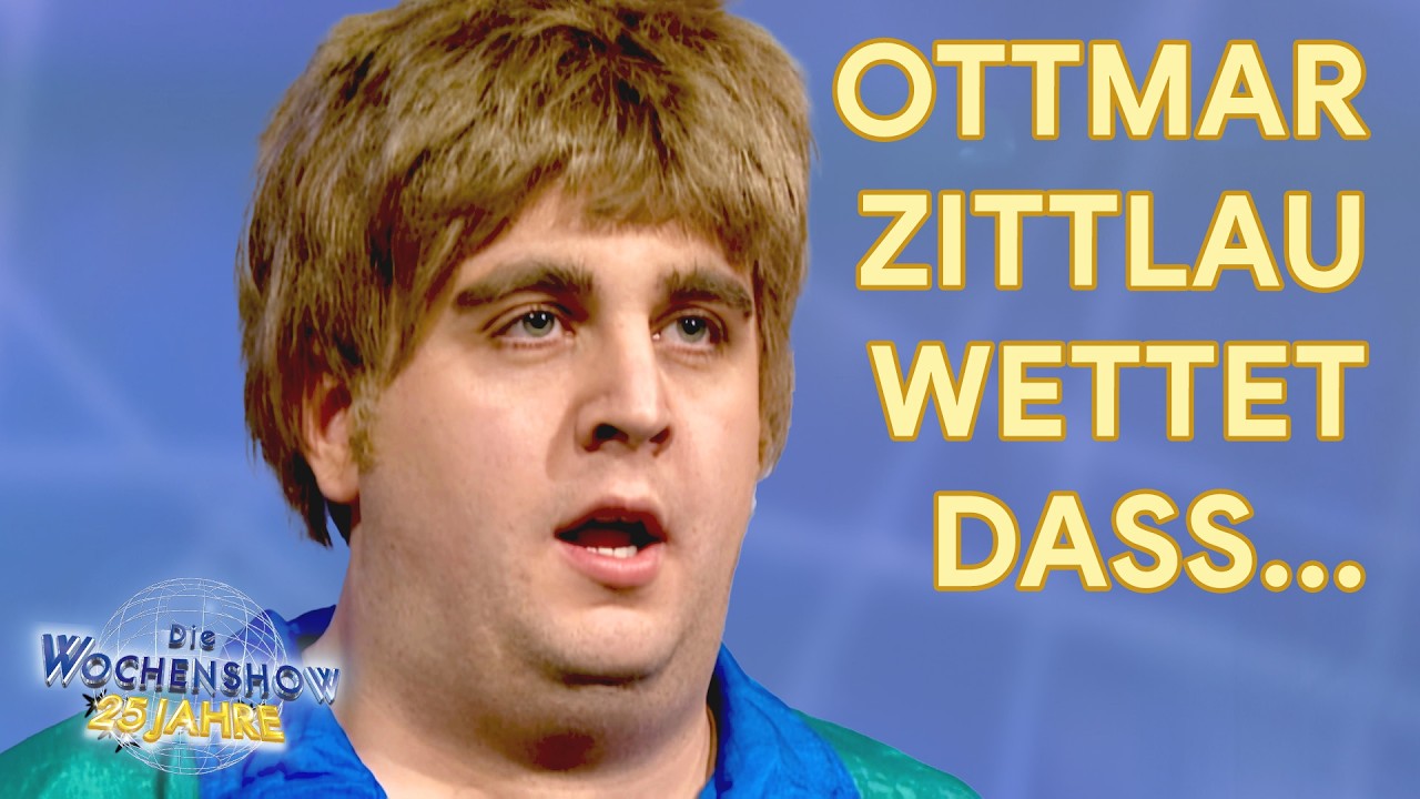 Ottmar Zittlau beim WETTEN DASS... Spezial (3/3) - Schwimm-Wette, Elvis, Cher | Wochenshow