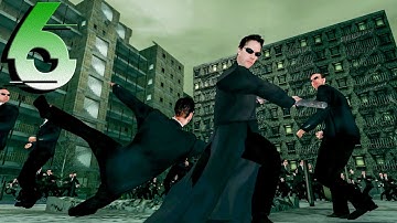 Neo VS Seraph & Fighting The Agent Smith Clones - Matrix: Path Of Neo - Part 6
