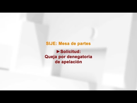 Solicitud: Queja por