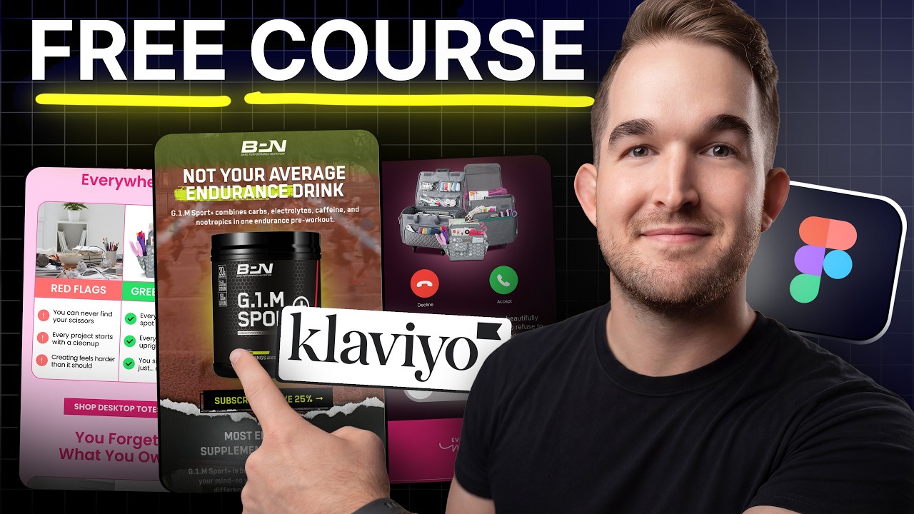 Full Figma Email Design Course 2026 (Figma For Klaviyo Email Marketing)