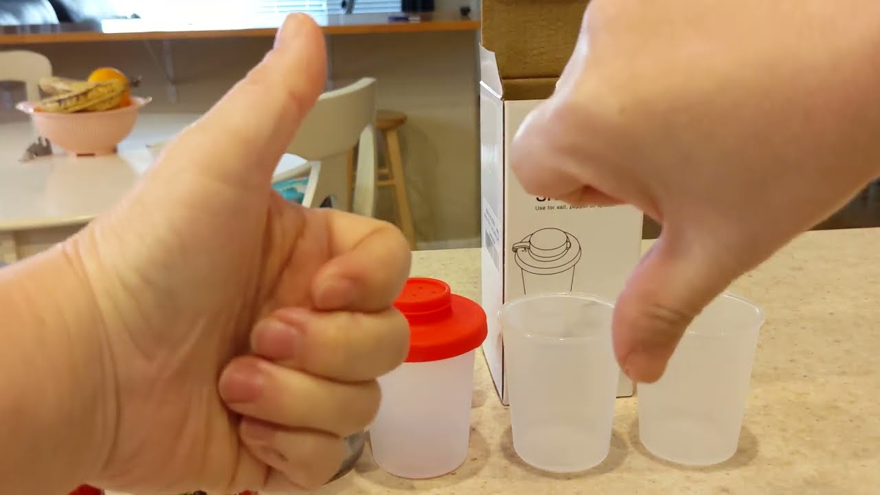 Reusable Salt and Pepper shakers