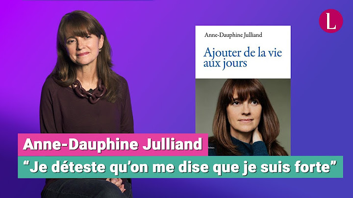 Anne-Dauphine Julliand : "On se sent immensément seul quand on apprend la mort de ses enfants"