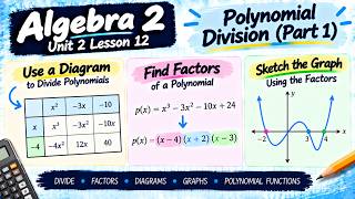 Information Algebra 2 Unit 2 Lesson 12 Polynomial Division Part 1 Guide