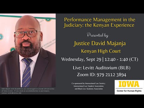 Performance Management in the Judiciary: The Kenyan Experience