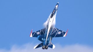 RCAF CF-18 demo & heritage flight | Quinte International Airshow 2024