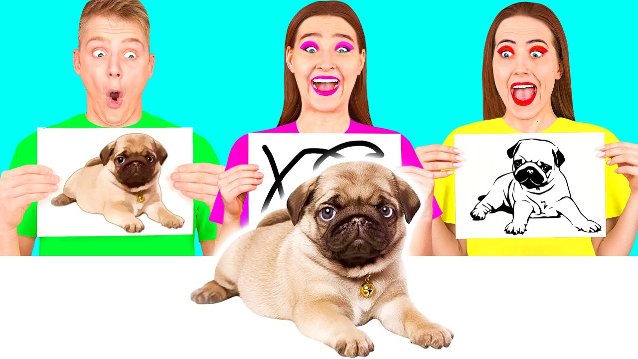 Кто лучше нарисует блоггера челлендж