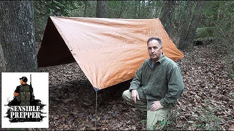 8 Easy Tarp Shelters for Survival