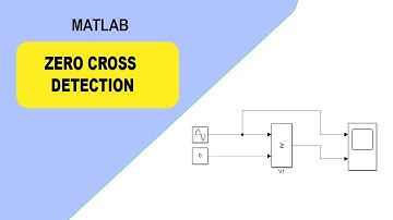Zero Cross Detection using Matlab I SIMULINK I MATLAB I Sinewave I Square wave