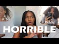 NATURAL HAIR HORROR STORY || SHE RIPPED OUT MY HAIR *First Salon visit in 10 years*