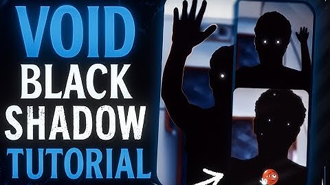 Viral Void Black Shadow Reel Tutorial In Capcut #capcuttutorial #videoeditingtutorial