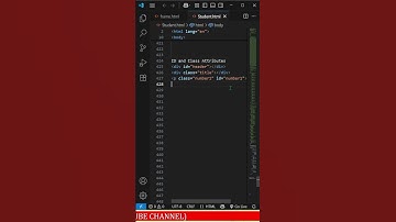 "FAST HTML CODING: ID & CLASS WITH EMMET 🚀"