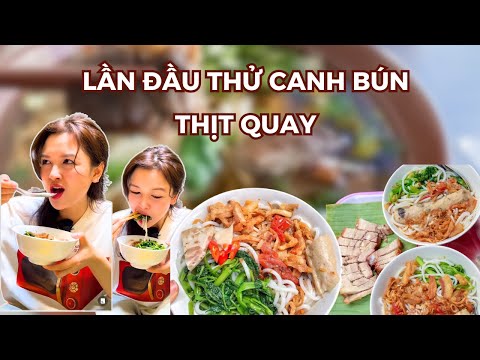 LẦN ĐẦU ĂN THỬ CANH BÚN THỊT QUAY SIUUU NGON || Puta Ăn Gì