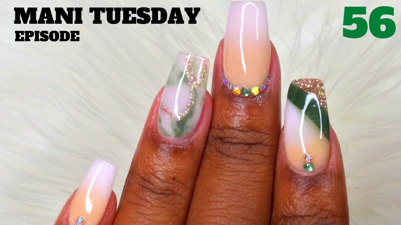 How To Create Baby Boomer, Marble and Color Block Nails Using Dip Powders MANI TUESDAY YouTube