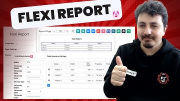 Angular Flexi Report Kurulum & Kullanım | Dinamik Rapor Oluşturma Kütüphanesi