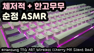 【ASMR】 강렬한 기계식키보드 타이핑 소리ㅣ한고무무 (TFG ART Wireless) (체리 저소음적축)ㅣ공부, 수면 팅글 ASMRㅣ2시간ㅣ중간광고 없음ㅣNo Talking