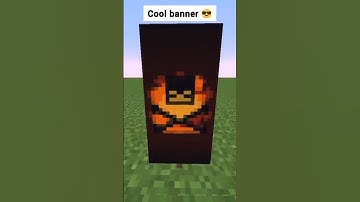 Cool 😎 banner design in Minecraft #shorts #banner #minecraft