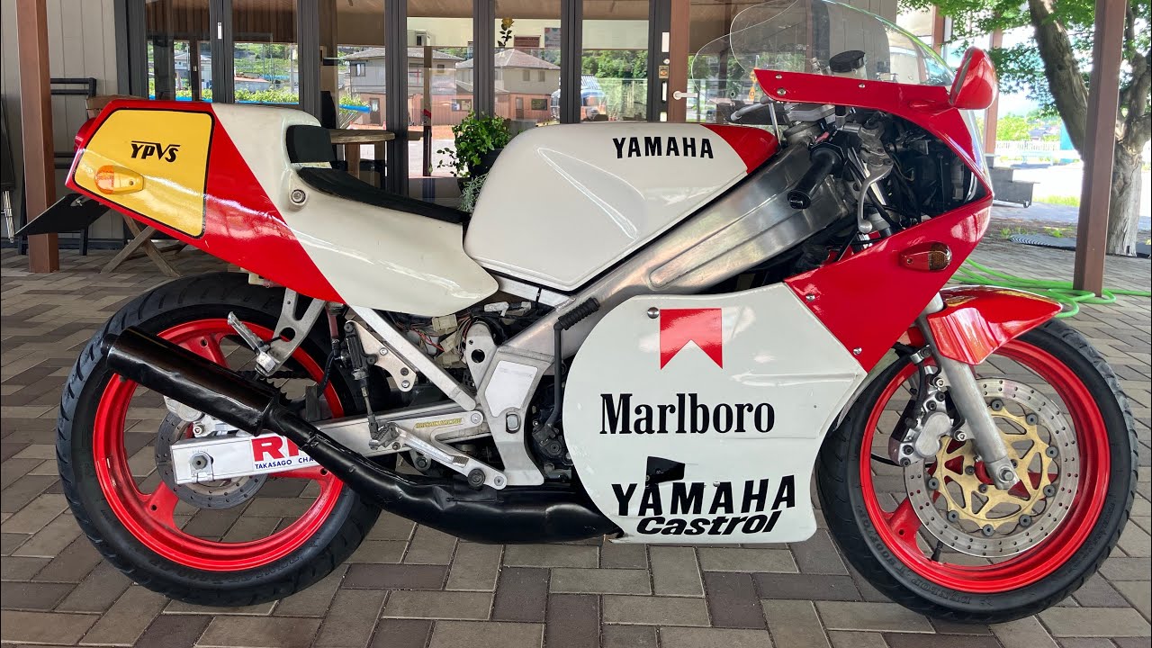 YAMAHA TZR250 1KT マルボロカラー バックステップ - YouTube