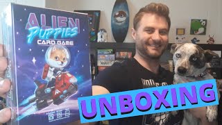 Alien Puppies Card Game Unboxing