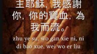 Video thumbnail of "寶貴十架 歌词 +　汉语拼音　The Precious Cross Lyrics"