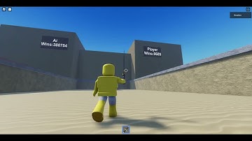 I beat the impossible sword fighting AI in Roblox