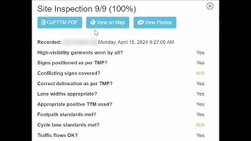 Viewing (OSR) Site Records within Web System (QA - Monitoring Dashboard)